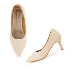 Pointed-Toe Kitten Heeled Shoes-image-18