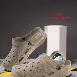 Men Printed Round-Toe Clogs-13