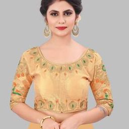 Women Embroidered Front-Open Blouse-picture-4
