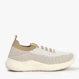 Women Knitted Lace-Up Shoes-image-5