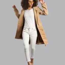 Suede Trench Coat with Slip Pocket-picture-26