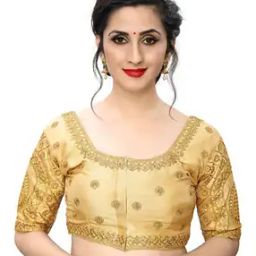 Women Embroidered Front Open Blouse-picture-8