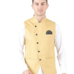 Slim Fit Nehru Jacket with Welt Pockets-picture-17