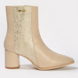 Women Croco-Pattern Ankle-Length Boots-image-31