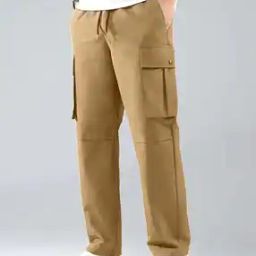 Men Relaxed Fit Cargo Pants with Flap Pockets-picture-11