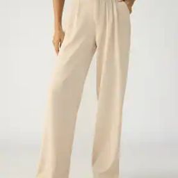 freakins Women Relaxed Fit Pleated Korean Pants-picture-26