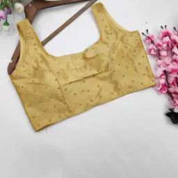 Women Embellished Back-Open Blouse-image-4
