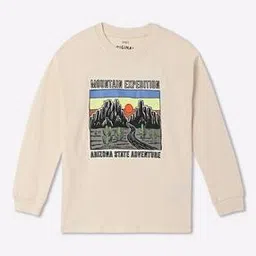 Graphic Print Pure Cotton T-Shirt-image-42