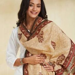 Women Printed Dupatta with Contrast Border-picture-20