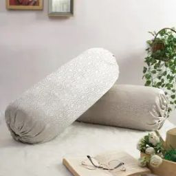Pack of 2 Geometric Pattern Bolster Covers-picture-35