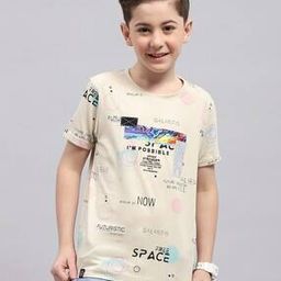 Micro Print Crew- Neck T-shirt-picture-17