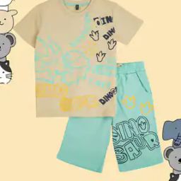 Boys Shorts And T-shirt Set-image-42