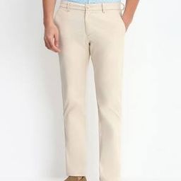 Men Textured Straight Fit Trousers-image-57