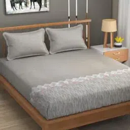 Floral Double Bedsheet with Pillow Covers-image-74