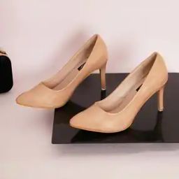 Women Pointed-Toe Chunky Heeled Shoes-40