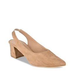 Slingback Chunky Heeled Shoes-image-25