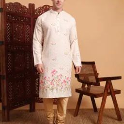Men Embellished Long Kurta-image-14