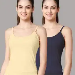Pack of 2 Round-Neck Camisoles-image-46