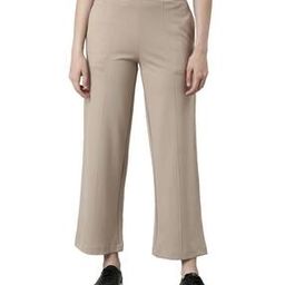 Women Flat-Front Relaxed Fit Pants-image-24