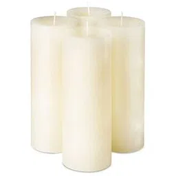 Pack of 4 Fragrant Pillar Candles-image-4