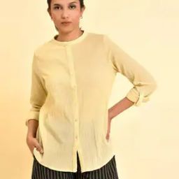 Women Crinkled Regular Fit Top-picture-26