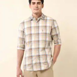 Men Checked Tailored Fit Cotton Shirt-picture-22