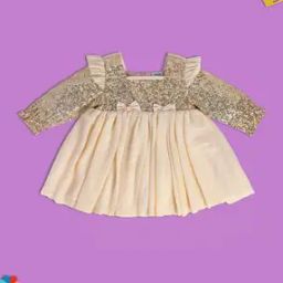 Girls Embellished Fit & Flare Dress-image-61