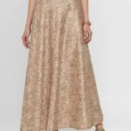 Floral Print A-Line Skirt-picture-18