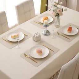 Set of 4 Waterproof Anti-Slip Placemats-image-46