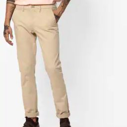 Mid-Rise Flat-Front Tapered Trousers-image-40