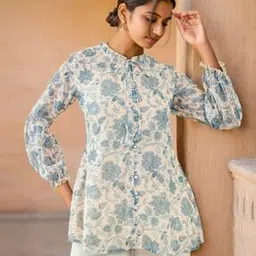 soch Women Floral Print Georgette A-Line Tunic-picture-23