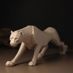 Ceramic Leopard Figurine-50