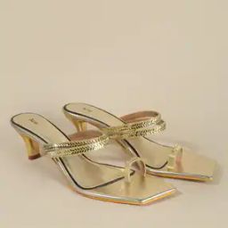 Embellished Toe-Ring Heeled Sandals-image-58