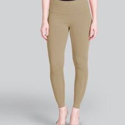 Ankle-Length Leggings with Elasticated Waist-image-96