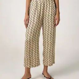 Women Geometric Print Straight Fit Pants-picture-31