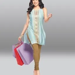 Full-Length Cotton Stretchable Leggings-image-93