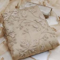 Women Embroidery Unstitched Dress Material-image-70