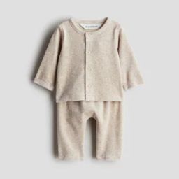 Cotton Round Neck 2-Piece Set-image-16