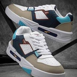 Men Colourblock Lace-Up Casual Shoes-image-51