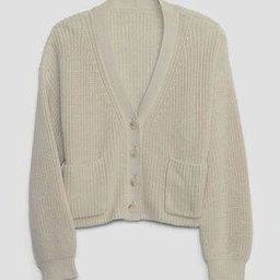 Girls Ribbed Relaxed Fit Cardigan-45