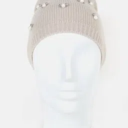 Knitted Beanie with Embellishments-image-27