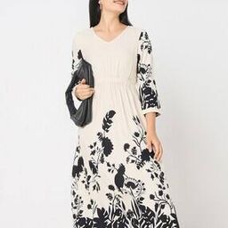 Women Micro Print Shirt Dress-image-22