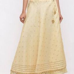 Floral Print Flared Skirt with Tie-Up-36
