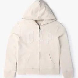 Boys Logo Print Zip-Front Hoodie-image-86