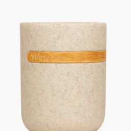 Textured Polyresin Water Glass-7