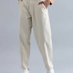 Women Mid-Rise Tapered Fit Trousers-picture-13