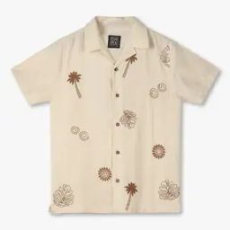 Boys Embroidered Regular Fit Shirt-image-75