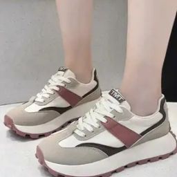 Women Sports Lace-Fastening Shoes with Round Toes-image-74