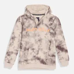 Boys Typographic Print Regular Fit Hoodie with Full Sleeves-image-56