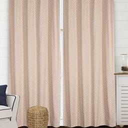 Set of 2 Geometric Print Door Curtains-21